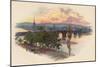 'Perth, from Bridge End', 1907, (c1890)-Charles Wilkinson-Mounted Giclee Print