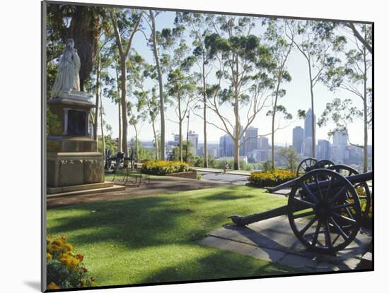 Perth from City Park, Western Australia, Australia-Charles Bowman-Mounted Photographic Print