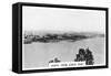 Perth from King's Park, Western Australia, 1928-null-Framed Stretched Canvas