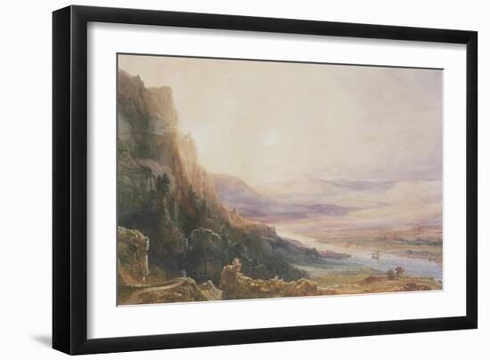 Perth Landscape, 1850-Jean Antoine Theodore Gudin-Framed Giclee Print