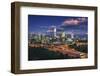 Perth Skyline at Dusk-Jon Hicks-Framed Photographic Print