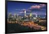 Perth Skyline at Dusk-Jon Hicks-Framed Photographic Print