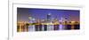 Perth Skyline at Night-demerzel21-Framed Photographic Print