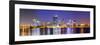 Perth Skyline at Night-demerzel21-Framed Photographic Print