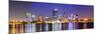 Perth Skyline at Night-demerzel21-Mounted Photographic Print