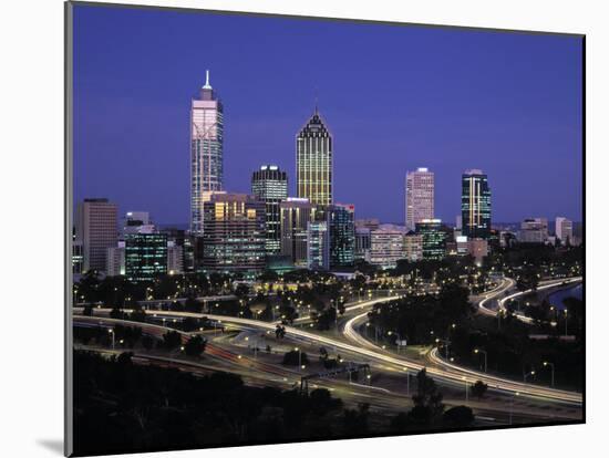 Perth Skyline, Western Australia, Australia-Gavin Hellier-Mounted Photographic Print