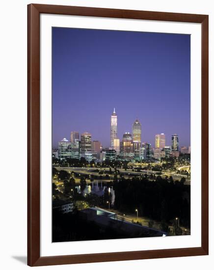 Perth, Western Australia, Australia-Walter Bibikow-Framed Photographic Print