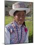 Peru, a Collaya Women at the Main Square of Yanque, a Village in the Colca Canyon-Nigel Pavitt-Mounted Photographic Print