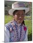 Peru, a Collaya Women at the Main Square of Yanque, a Village in the Colca Canyon-Nigel Pavitt-Mounted Photographic Print