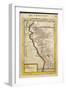 Peru, a Map Showing a Coastal Part of South America on the South Pacific-Alain Manesson Maller-Framed Photographic Print