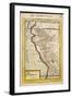 Peru, a Map Showing a Coastal Part of South America on the South Pacific-Alain Manesson Maller-Framed Photographic Print