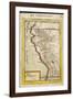 Peru, a Map Showing a Coastal Part of South America on the South Pacific-Alain Manesson Maller-Framed Photographic Print