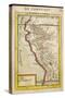 Peru, a Map Showing a Coastal Part of South America on the South Pacific-Alain Manesson Maller-Stretched Canvas