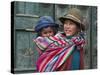 Peru, a Young Peruvian Girl-Nigel Pavitt-Stretched Canvas