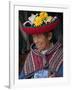 Peru, an Old Woman in Traditional Indian Costume-Nigel Pavitt-Framed Photographic Print