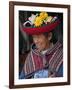 Peru, an Old Woman in Traditional Indian Costume-Nigel Pavitt-Framed Photographic Print