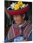Peru, an Old Woman in Traditional Indian Costume-Nigel Pavitt-Mounted Photographic Print