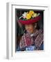 Peru, an Old Woman in Traditional Indian Costume-Nigel Pavitt-Framed Photographic Print