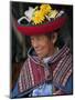 Peru, an Old Woman in Traditional Indian Costume-Nigel Pavitt-Mounted Photographic Print