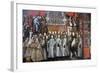 Peru, Cusco City, the Archbishop Palace, Paintings of Cuzco School-null-Framed Giclee Print