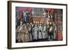 Peru, Cusco City, the Archbishop Palace, Paintings of Cuzco School-null-Framed Giclee Print