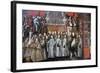 Peru, Cusco City, the Archbishop Palace, Paintings of Cuzco School-null-Framed Giclee Print