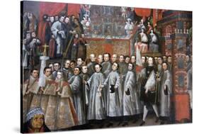 Peru, Cusco City, the Archbishop Palace, Paintings of Cuzco School-null-Stretched Canvas