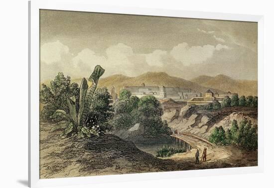 Peru, Cusco, Founded by Francisco Pizarro, 1850-null-Framed Giclee Print