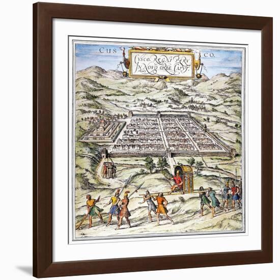 Peru: Cuzco, 1572-null-Framed Giclee Print