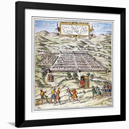 Peru: Cuzco, 1572-null-Framed Giclee Print