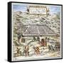 Peru: Cuzco, 1572-null-Framed Stretched Canvas