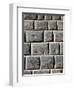 Peru, Cuzco, Detail of Wall of Acllahuasi or Convent of Virgins of Sun-null-Framed Giclee Print