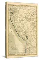 Peru, from 'Atlas De Toutes Les Parties Connues Du Globe Terrestre' by Guillaume Raynal (1713-96)…-Charles Marie Rigobert Bonne-Stretched Canvas