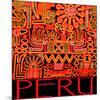 Peru - Inca Design Pattern-null-Mounted Art Print