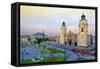 Peru, Lima, Cathedral-John Coletti-Framed Stretched Canvas