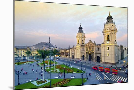 Peru, Lima, Cathedral-John Coletti-Mounted Photographic Print