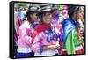 Peru, Lima, San Martin Square, Ayacuchano Carnival, Ayacucho Region, Traditional Festival-John Coletti-Framed Stretched Canvas