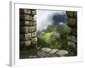 Peru, Machu Picchu, from Inca Trail-John Ford-Framed Photographic Print