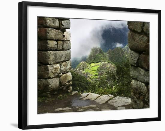 Peru, Machu Picchu, from Inca Trail-John Ford-Framed Photographic Print