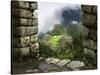 Peru, Machu Picchu, from Inca Trail-John Ford-Stretched Canvas