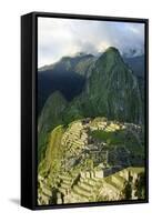 Peru, Machu Picchu, Morning-John Ford-Framed Stretched Canvas
