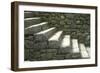 Peru, Machu Picchu, Stairs-John Ford-Framed Photographic Print