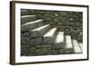 Peru, Machu Picchu, Stairs-John Ford-Framed Photographic Print