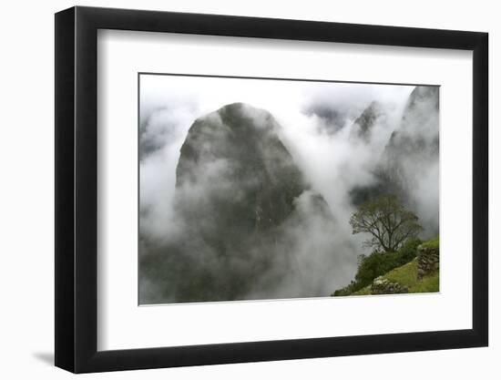 Peru, Machu Picchu, Valley in the Fog-John Ford-Framed Photographic Print