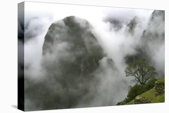 Peru, Machu Picchu, Valley in the Fog-John Ford-Stretched Canvas
