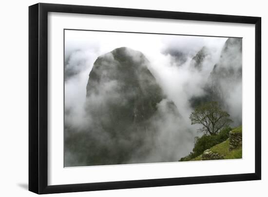 Peru, Machu Picchu, Valley in the Fog-John Ford-Framed Photographic Print