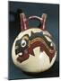 Peru, Nazca Culture, Double Spout and Bridge Vessel with Painted Dolphin Figure-null-Mounted Giclee Print