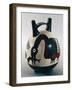 Peru, Nazca Culture, Double Spout and Bridge Vessel with Painted Pelican Figure-null-Framed Giclee Print