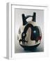 Peru, Nazca Culture, Double Spout and Bridge Vessel with Painted Pelican Figure-null-Framed Giclee Print