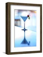 Peru, Paracas, Hilton Hotel Paracas, Blue Martini, Ica Region-John Coletti-Framed Photographic Print